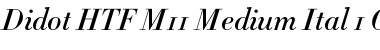 Didot HTF-M11-Medium-Ital Font