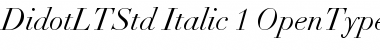 Download Didot LT Std Font