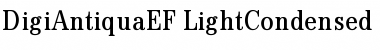 DigiAntiquaEF LightCondensed Font