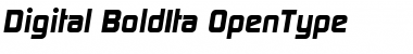 Digital-BoldIta Font