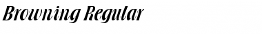 Browning Font