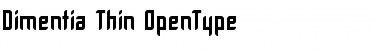 Dimentia Font