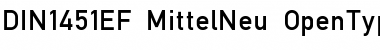 DIN1451EF Font