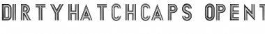 DirtyHatchCaps Regular Font