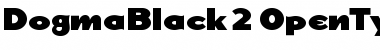 Dogma Black Font