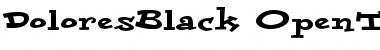 DoloresBlack Font