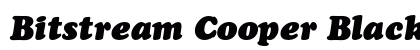 Bitstream Cooper Black Italic Headline Preview