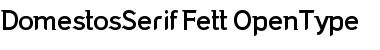 DomestosSerif Fett Font DomestosSerif Fett Font