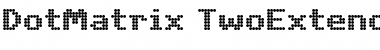 DotMatrix TwoExtended Font