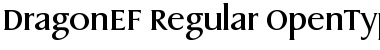 DragonEF Regular Font DragonEF Regular Font