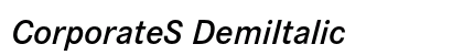 CorporateS DemiItalic preview