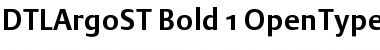 DTL Argo ST Bold Font