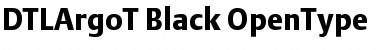 DTLArgoT Black Font