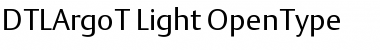 DTLArgoT Light Font