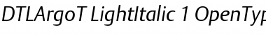 DTL Argo Font