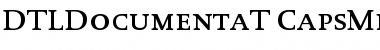 DTL Documenta T Caps Medium Font