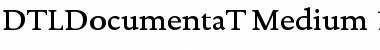 DTL Documenta Font