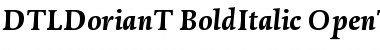 DTLDorianT BoldItalic Font