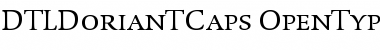 DTLDorianTCaps Regular Font