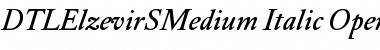 DTLElzevirSMedium Font