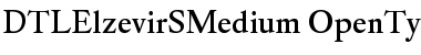 DTLElzevirSMedium Font