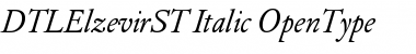 DTL Elzevir ST Italic Font