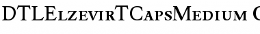 DTLElzevirTCapsMedium Regular Font