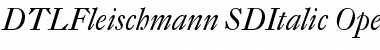 DTL Fleischmann Font