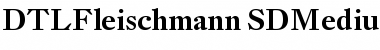 DTL Fleischmann SD Medium Font