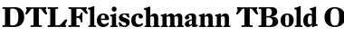 DTL Fleischmann Font