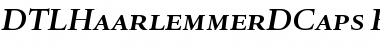DTLHaarlemmerDCaps Font