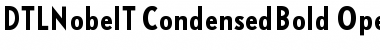DTLNobelT CondensedBold Font