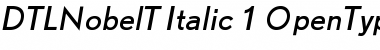 DTL Nobel Font