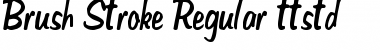 Brush Regular Font