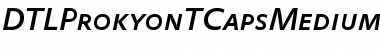 DTLProkyonTCapsMedium Regular Font DTLProkyonTCapsMedium Regular Font