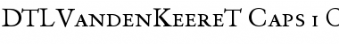 DTL VandenKeere T Caps Regular Font