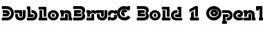 DublonBrusC Font