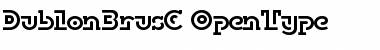 DublonBrusC Font