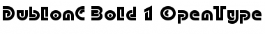 DublonC Font
