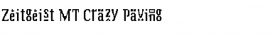 Zeitgeist MT Crazy Paving Font