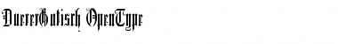 Duerer Gotisch Regular Font Duerer Gotisch Regular Font