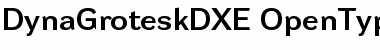 DynaGrotesk DXE Regular Font