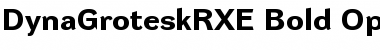 DynaGrotesk RXE Bold Font