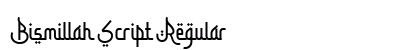 Bismillah Script Regular