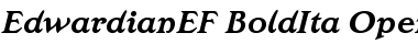 EdwardianEF BoldIta Font