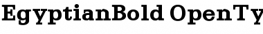 Egyptian Bold Font