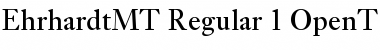 Ehrhardt MT Regular Font