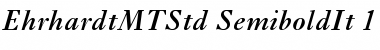 Ehrhardt MT Std Font