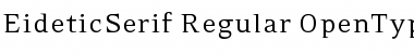 EideticSerif-Regular Font