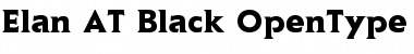 Elan AT Black Font
